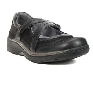 Aravon Pyper Mary-Jane Black Cross Strap Sandal Size 8 CG9889